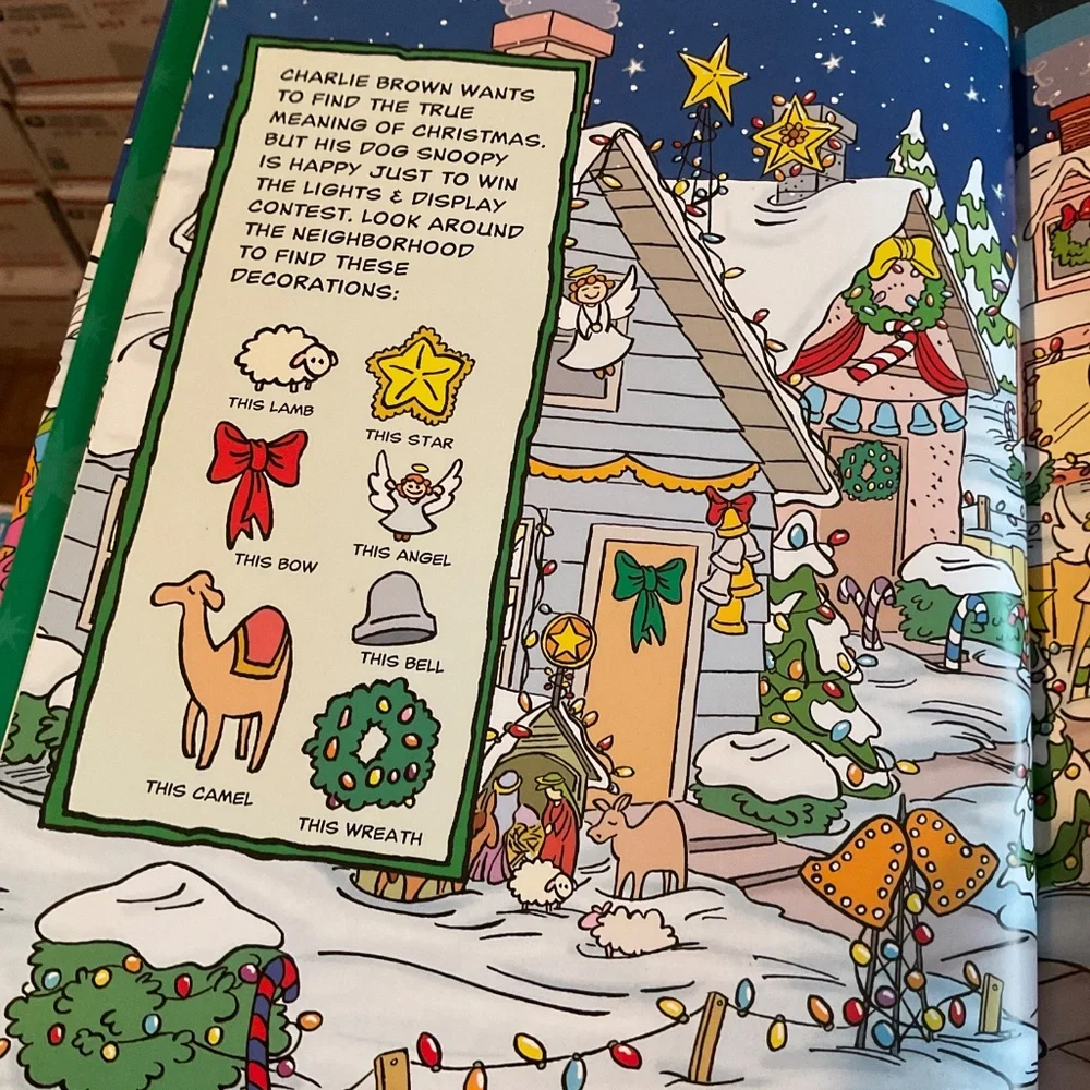 Book - Look and Find Peanuts by Charles Schultz. K106 - Picture 4 of 4